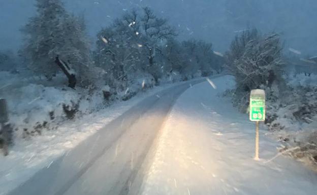 Así se encuentran en estos momentos las carreteras de Jaén