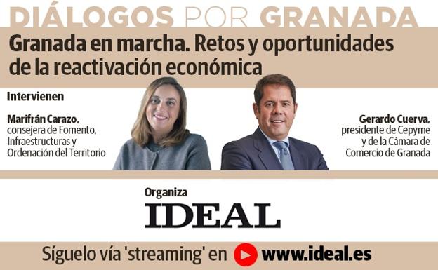 En directo | Marifrán Carazo y Gerardo Cuerva, en Diálogos por Granada de IDEAL