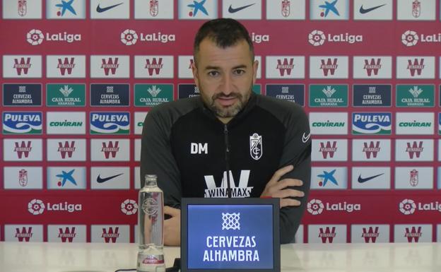 Diego Martínez: «Luchamos por objetivos muy diferentes a los del Villarreal»