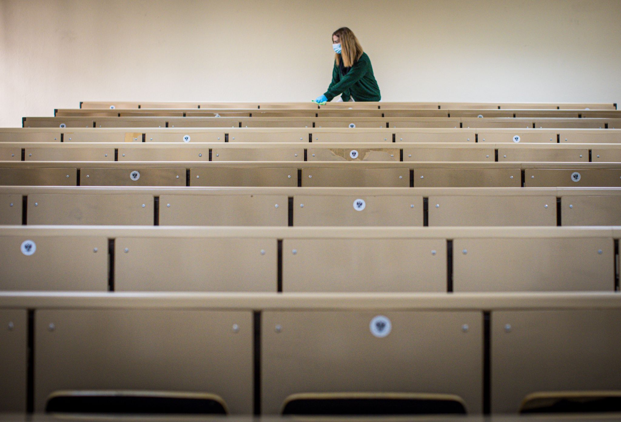 Las imágenes de una prueba presencial en la UGR