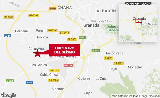 Un nuevo terremoto de 3 grados en Cúllar Vega 'cierra' un lunes con más de 20 seísmos