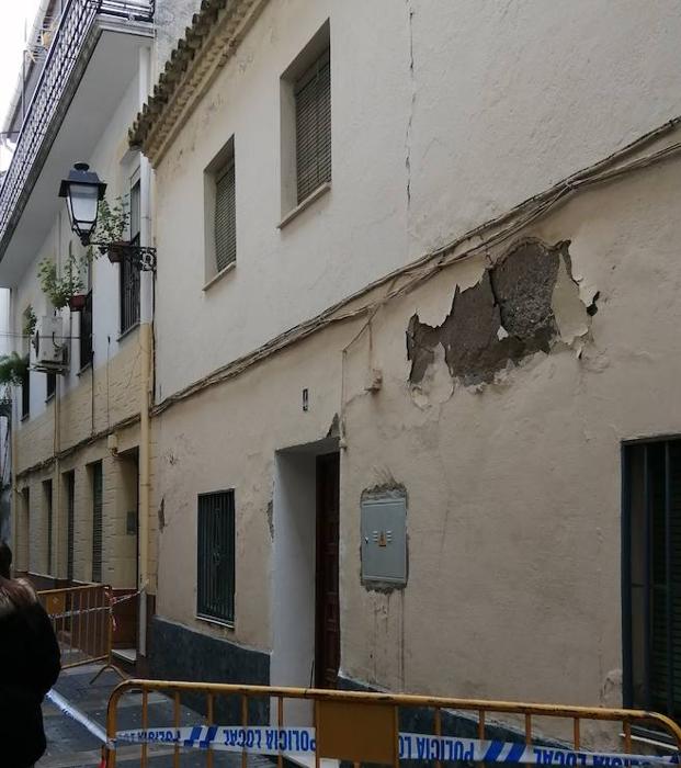 Desprendimiento de elementos en las viviendas.