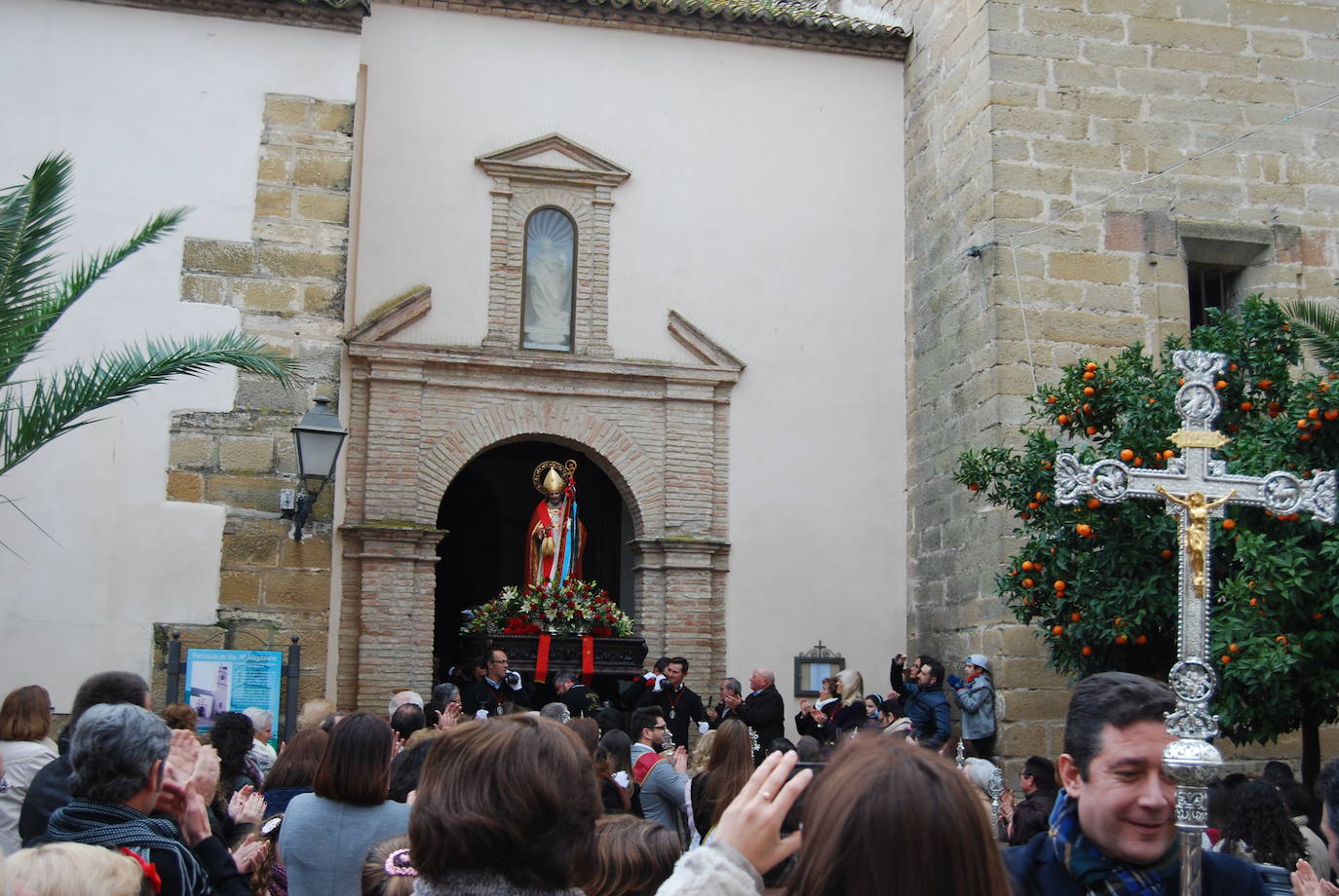 La festividad de San Blas, sin lanzamiento de la pava desde hace años, se limita a los actos litúrgicos
