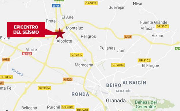 Segundo día consecutivo sin terremotos de más de 3 grados en Granada