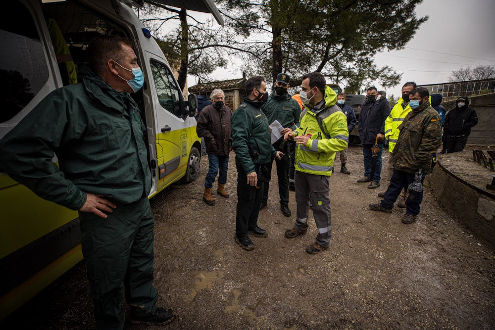 Así está siendo la búsqueda del escultor Manolo Caba en Moclín