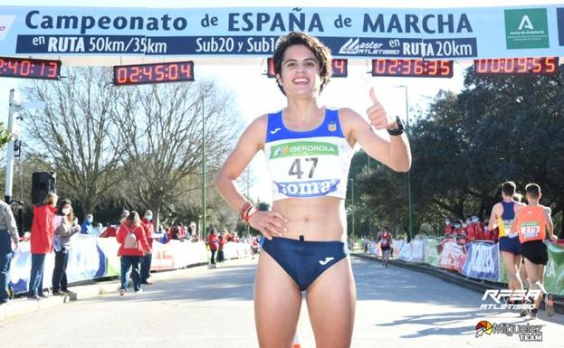 María Pérez hace historia en los 35 kilómetros marcha