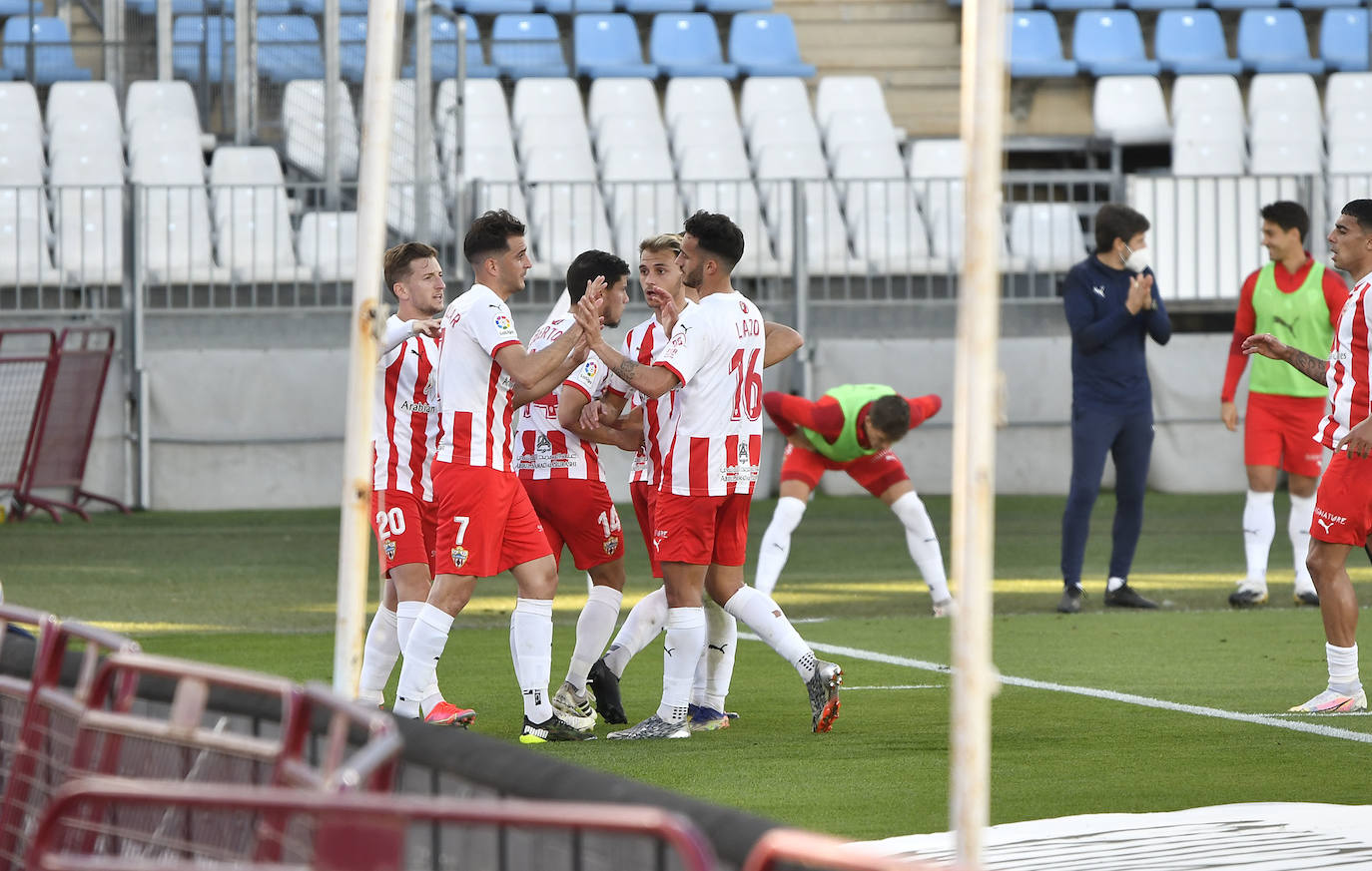 El Almería tiene dos oportunidades esta semana para ser líder de la competición