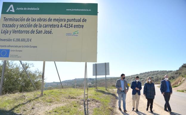 La Junta inicia la mejora de la carretera entre Loja y Ventorros con 8,2 millones de inversión