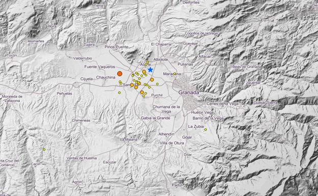 Continúa la serie sísmica en Granada con nuevos terremotos de baja intensidad