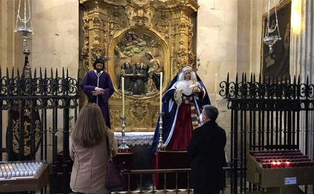Jesús Cautivo y la Virgen de la Encarnación se veneran en cuaresma en la parroquia del Sagrario