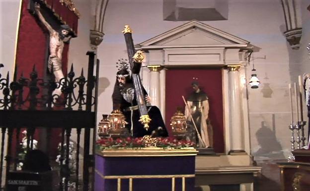 Jesús de las Tres Caídas ya está en Santo Domingo para las celebraciones de cuaresma y Semana Santa