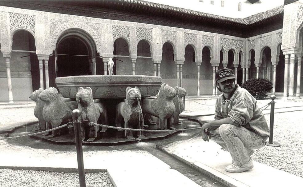 La fuente donde se fotografían todas las personalidades que visitan Granada