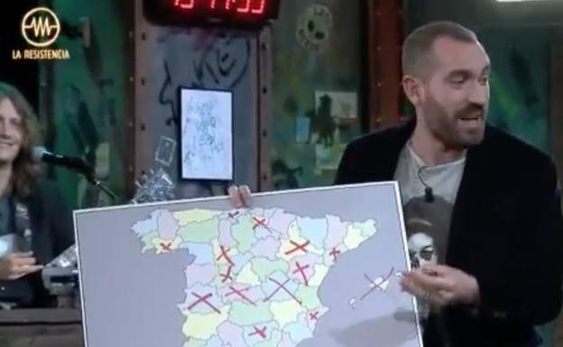 El humorista Jorge Ponce, en La Resistencia: «Si hay vida en Almería, que no miren en el espacio»