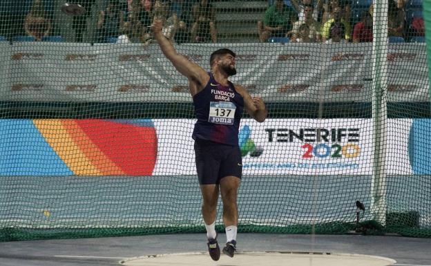 Lorenzo Hernández, subcampeón de España de lanzamiento de disco