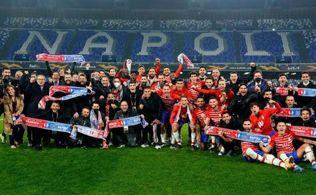 La UEFA multa al Granada con 29.000 euros por diversos incumplimientos en Nápoles