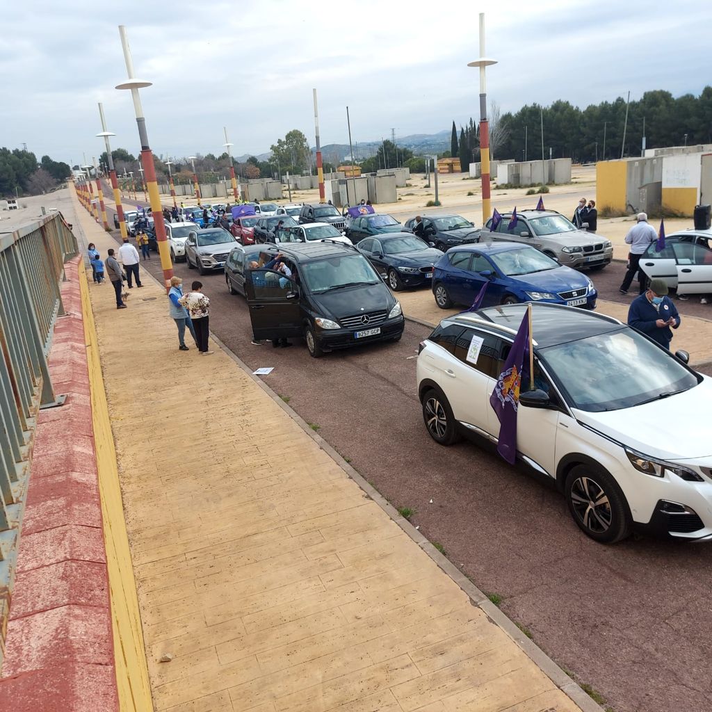 Así ha sido la caravana desde Jaén hasta Despeñaperros para protestar contra el «ninguneo»