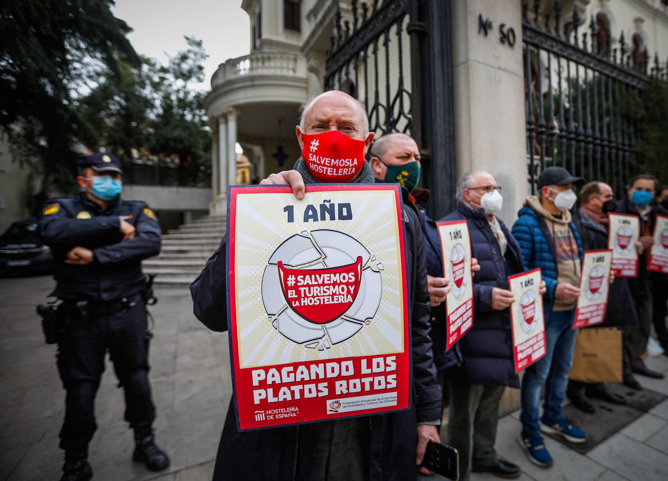 Alcalde y empresarios reclaman las ayudas extra para Granada anunciadas en diciembre
