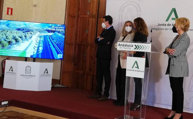 Carazo califica de «histórica» la inversión de 30 millones en carreteras de Almería durante 2020
