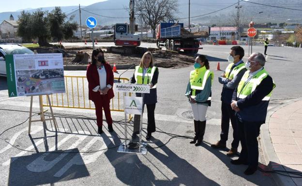 Inician los trabajos para acabar con un punto de gran siniestralidad vial en Mancha Real