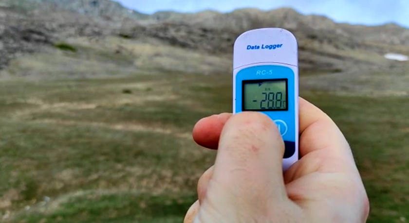 Frío histórico en la 'Siberia jienense'