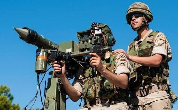 La Legión participa en el ejercicio de defensa aérea Escudo Mistral