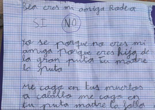 Denuncian golpes, insultos y acoso a su hija de 8 años por una compañera de clase en un pueblo de Granada