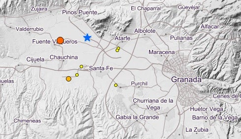 Un terremoto agita Granada y su área metropolitana en la mañana de este domingo