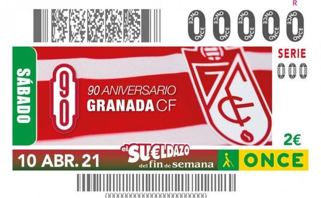 La ONCE crea un cupón especial por el 90 aniversario del Granada