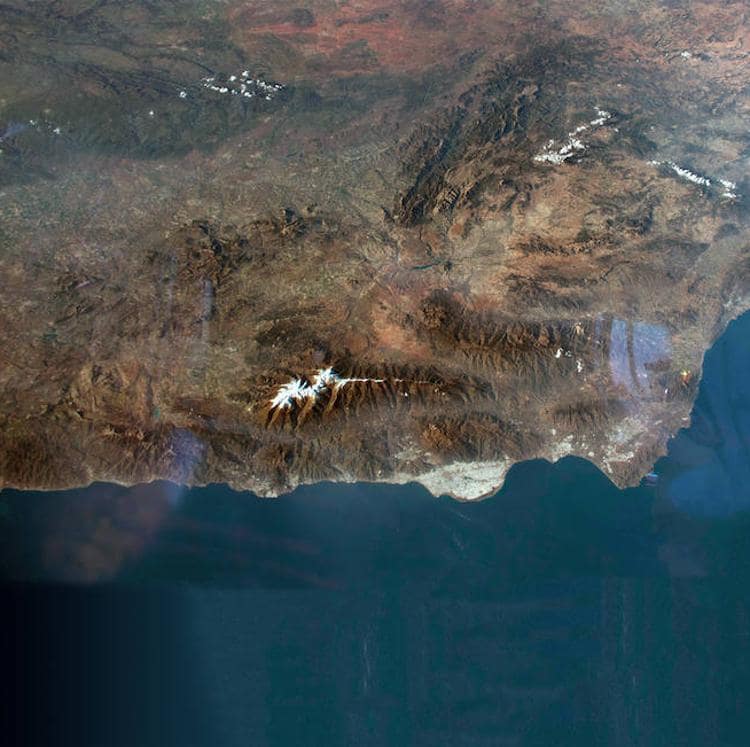 Capturan un nuevo ángulo de Andalucía desde el espacio: «Las imágenes son preciosas»