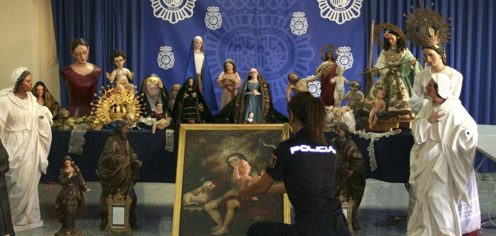 Recovery of sacred art stolen in Granada despite the delay in reporting it