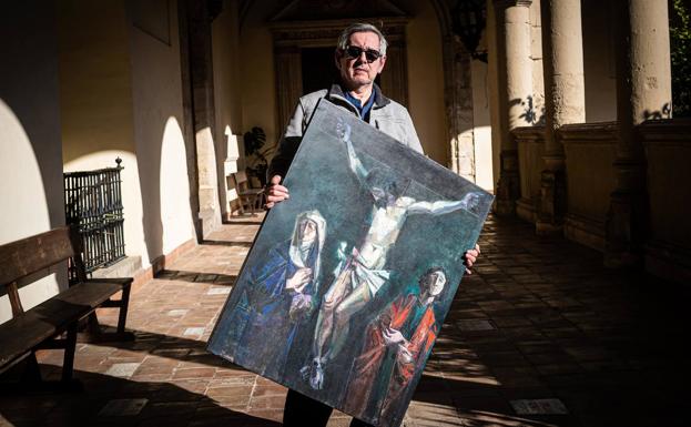 Juan López, pintura neocubista en San Jerónimo