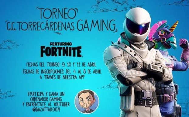 El popular gamer Bazattack, en un evento este fin de semana en el CC Torrecárdenas