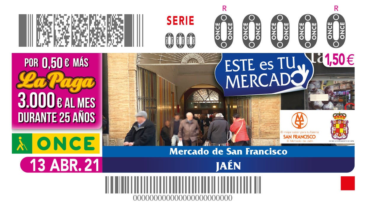 La ONCE lleva el Mercado de San Francisco a toda España