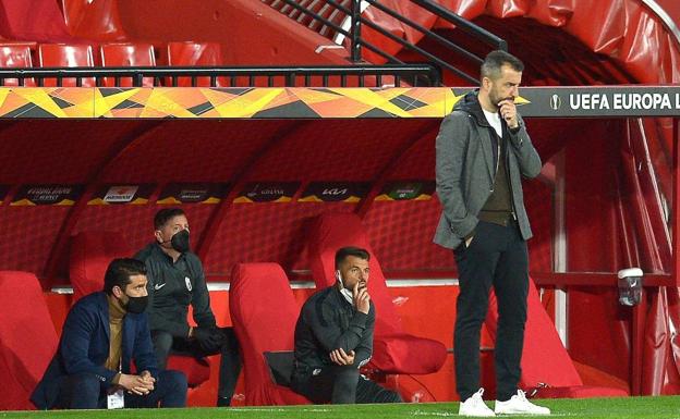 Diego Martínez: «El partido ha sido más igualado de lo que dice el 0-2»