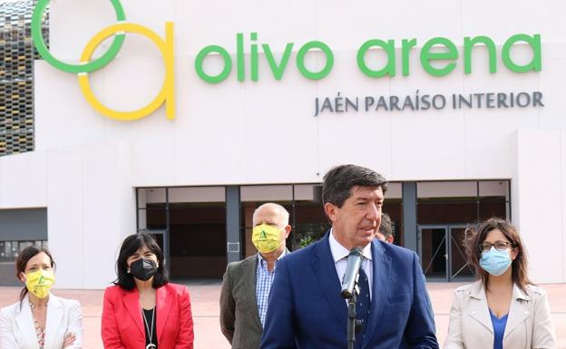 La Junta asegura que el Olivo Arena podría inaugurarse en junio