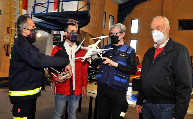 El Parque de Bomberos mejora su servicio gracias a un dron
