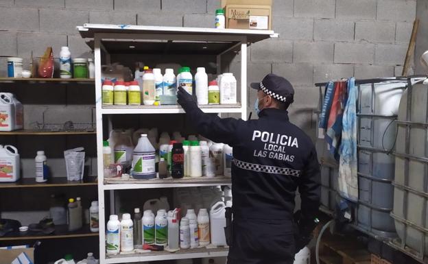 Descubren un laboratorio ilegal de productos químicos en Las Gabias porque los vecinos avisaron del olor y el ruido