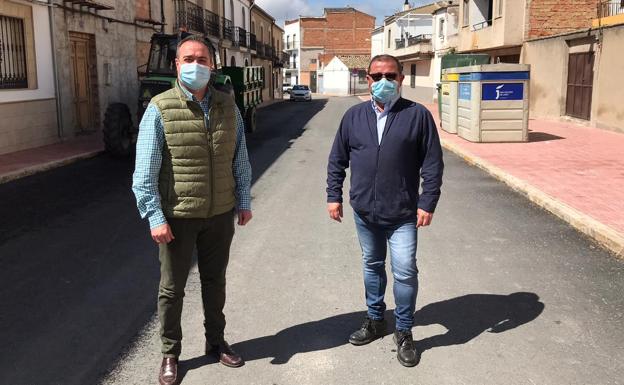 Invierten 120.000 euros en el arreglo del centro urbano de Sabiote