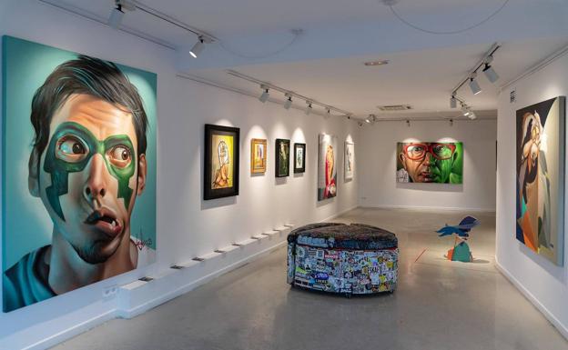 'Wip': una retrospectiva de la obra artística del linarense 'Belin'