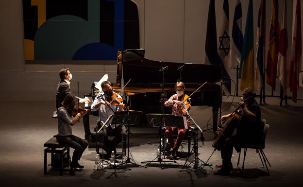 El cuarteto Bretón acompaña a los semifinalistas de la 62 edición del Premio Jaén de piano