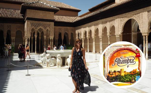 La alemana que visitó Granada por un juego de mesa sobre la Alhambra famoso en su país