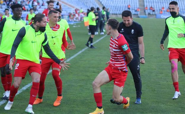 La victoria en Huelva, una dosis de confianza extra para el filial antes de un partido muy trascendente