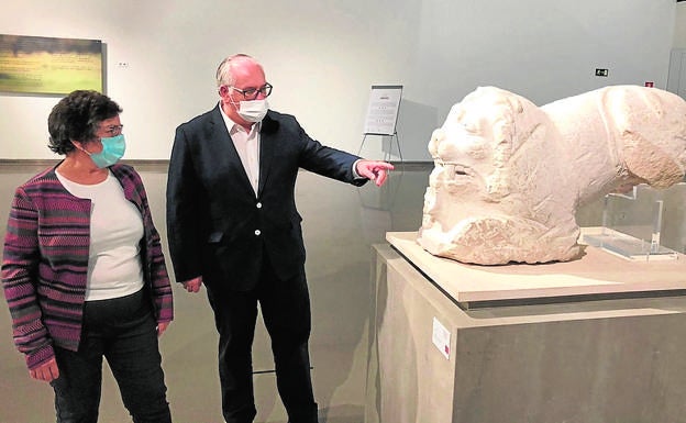 El Museo Íbero acoge una muestra sobre los leones en las tumbas íberas y romanas