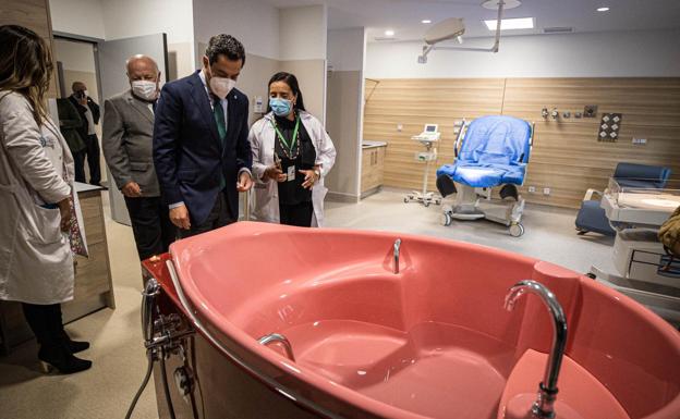 Moreno destaca la «transformación sin precedentes» realizada en el Materno Infantil de Granada