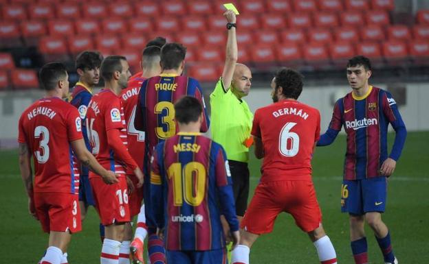 Germán se pierde el partido contra el Cádiz por sanción
