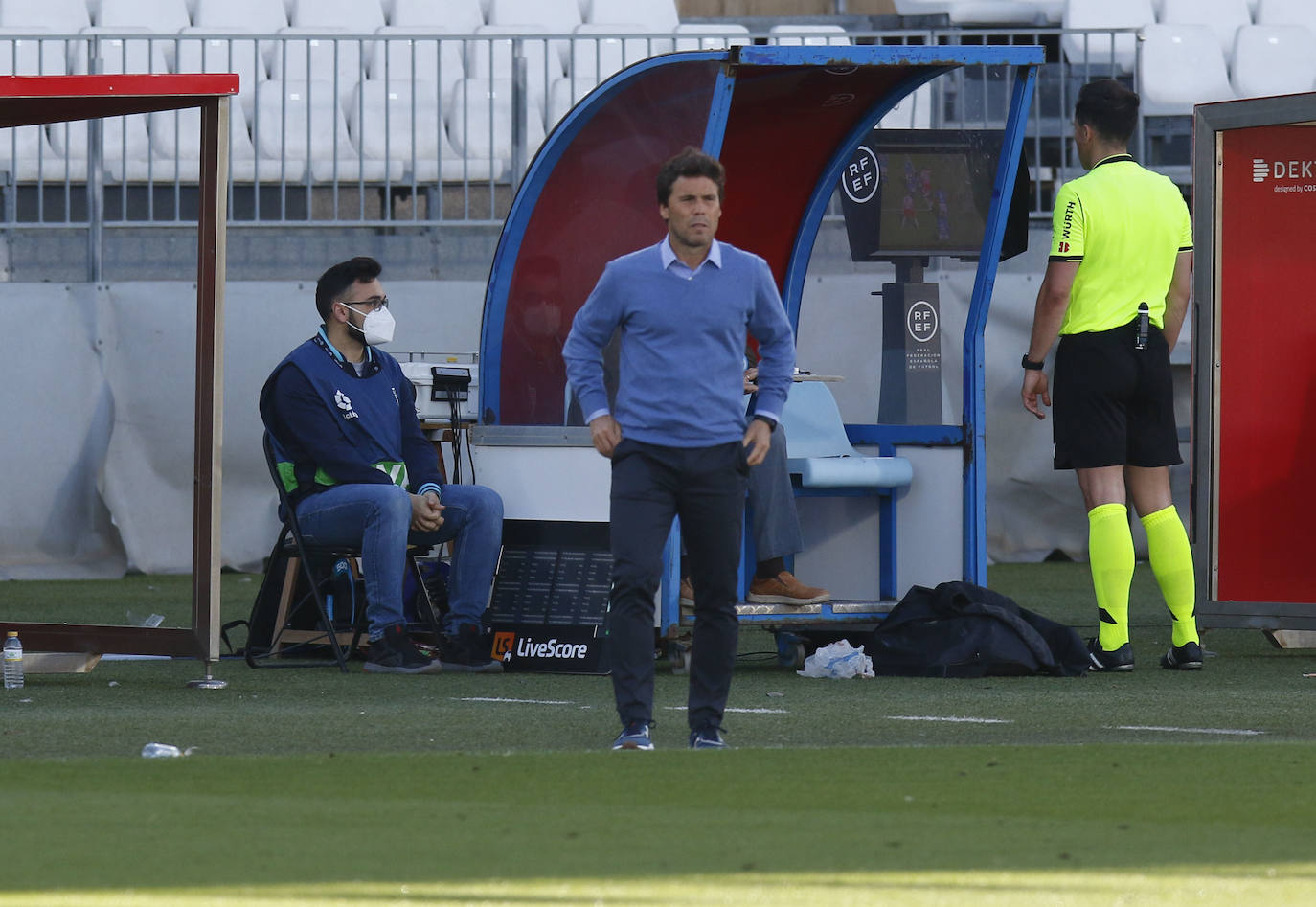 Rubi asegura que, en su estreno con el Almería, «regalamos el empate»