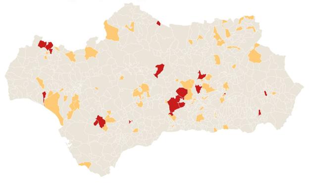 Consulta las restricciones que habrá a partir de este jueves en los 778 municipios de Andalucía