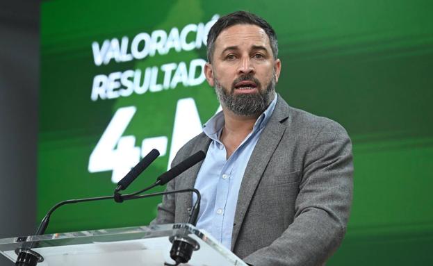 Abascal reclama para Vox la presidencia de la Asamblea de Madrid