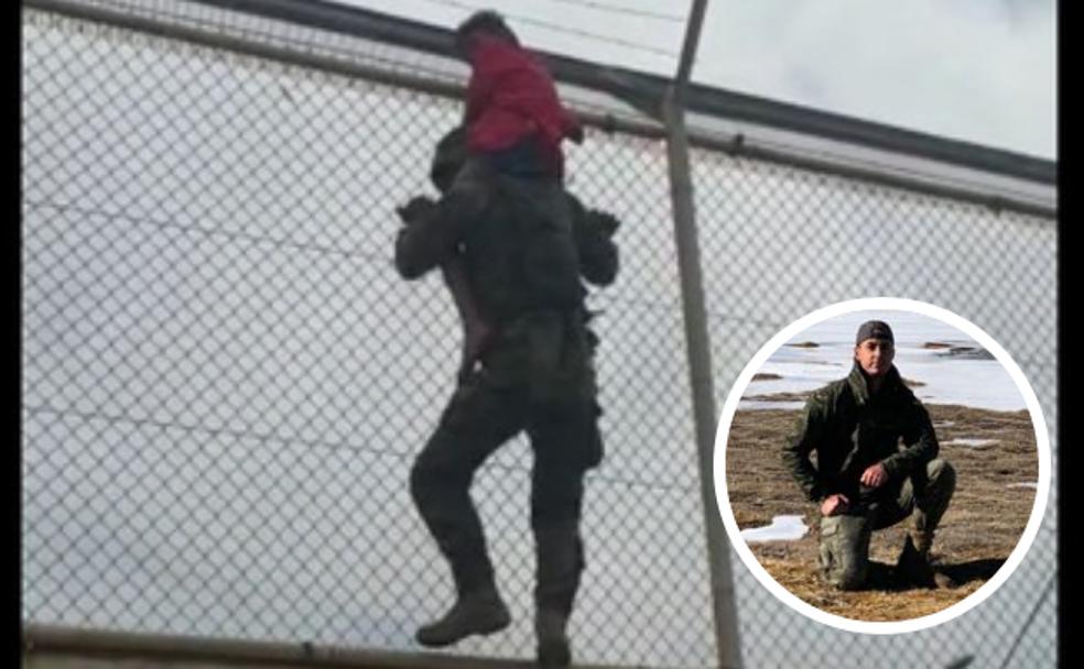 El héroe granadino de Ceuta: «Era chiquitito y me recordó a mis sobrinos»