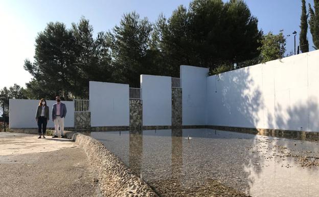 Un grafiti-mural elegido en concurso decorará un parque en Las Fuentezuelas